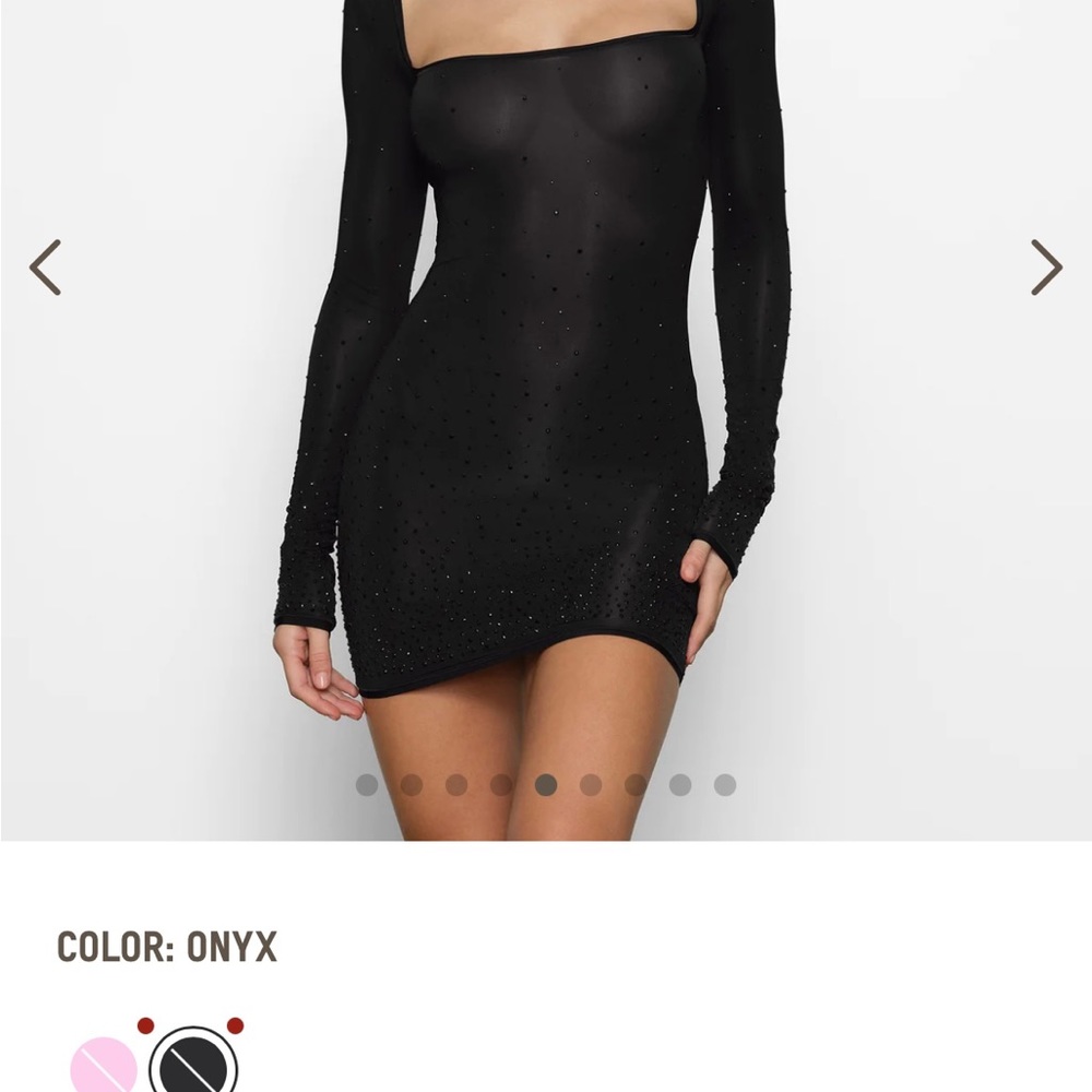 SKIMS RHINESTONE JELLY DRESS SOLD OUT